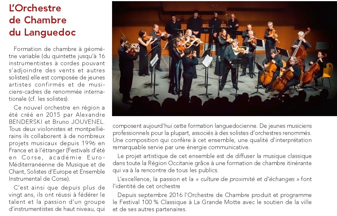 Orchestre de chambre du languedoc